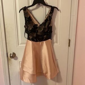 BCX Dress black and pink dress